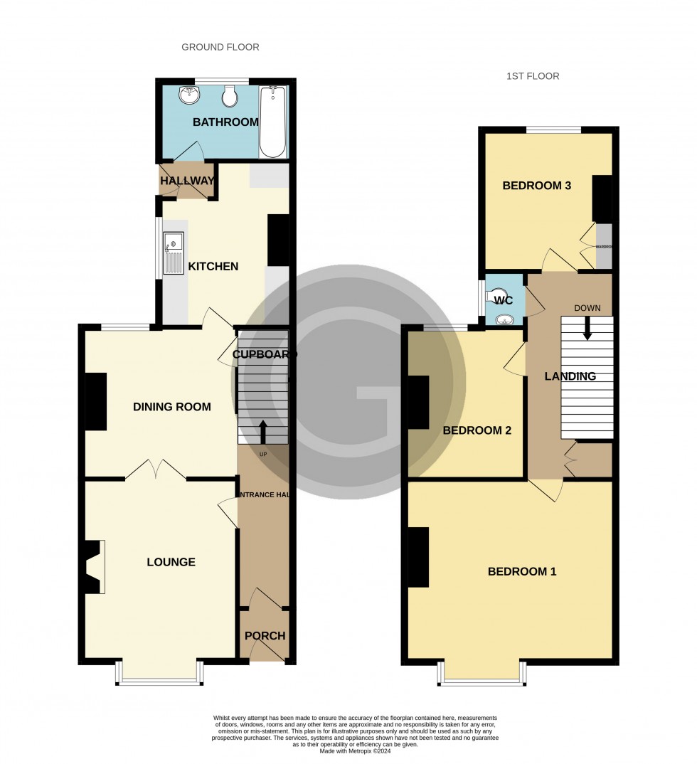Floorplan for Claremont Road, Bexhill on Sea, East Sussex