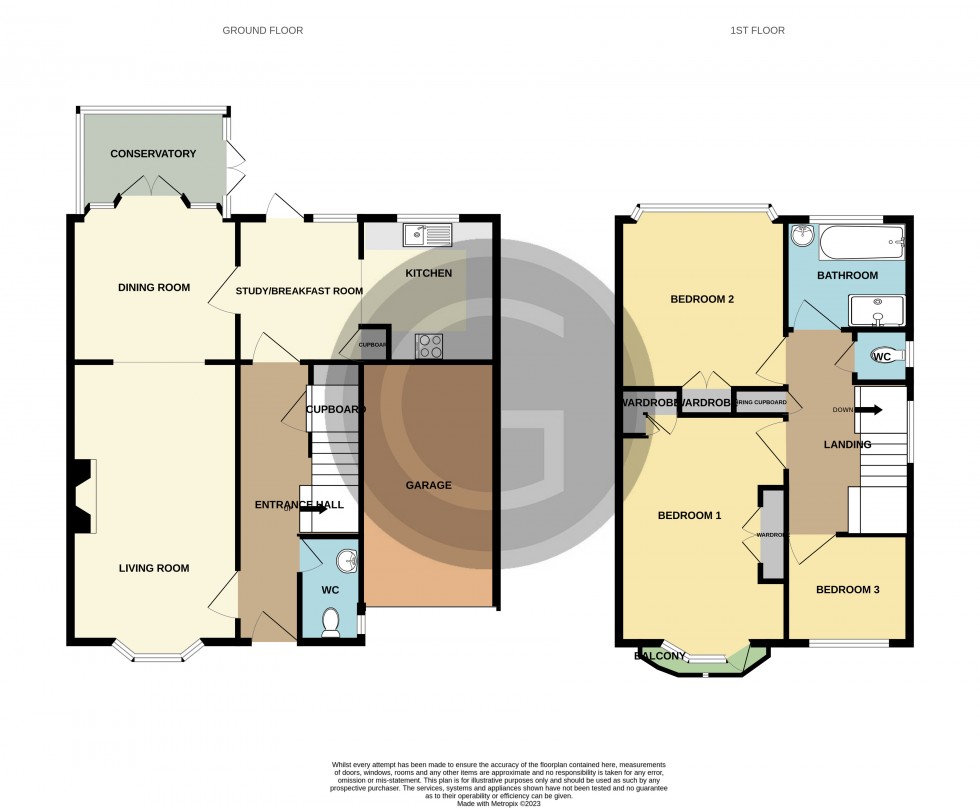 Floorplan for Cooden Close, Bexhill on Sea, East Sussex