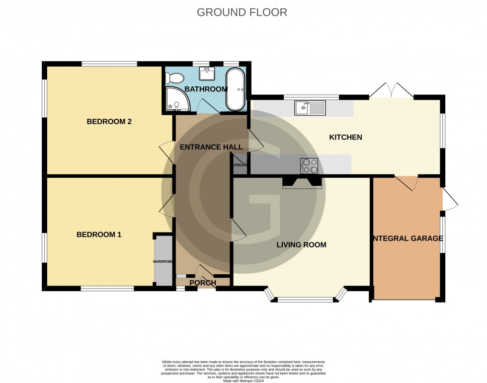 Floorplan for Bale Close, Bexhill on Sea, East Sussex