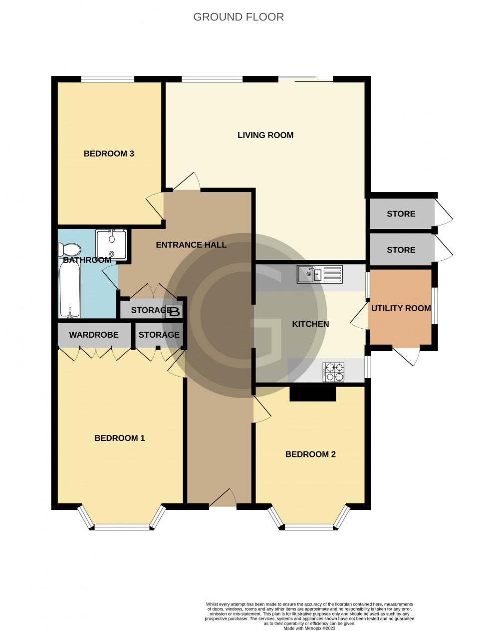 Floorplan for Chantry Avenue, Bexhill on Sea, East Sussex