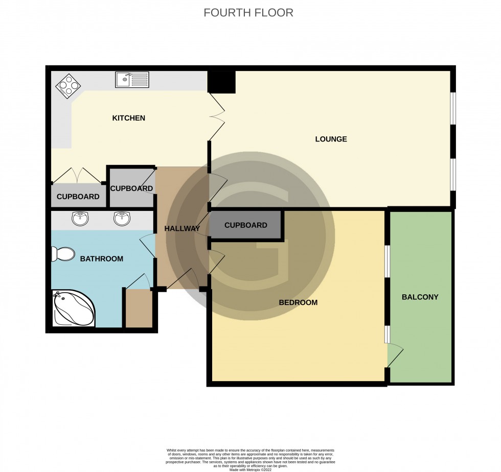 Floorplan for Robertson Terrace, Hastings, East Sussex