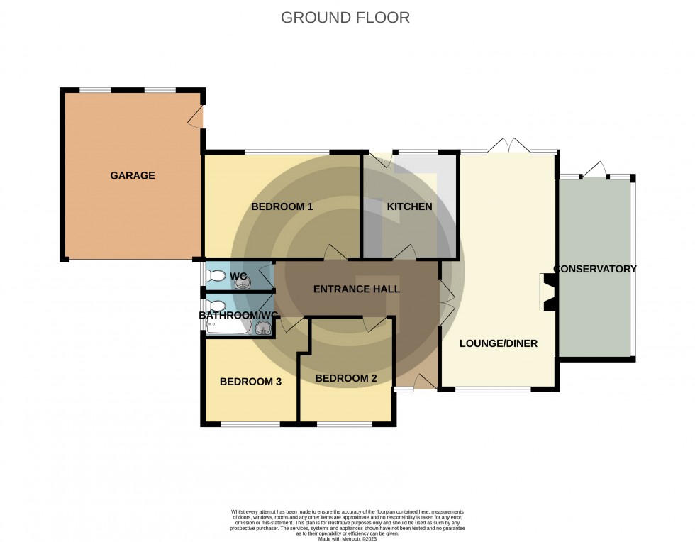 Floorplan for Cranston Close, Bexhill on Sea, East Sussex