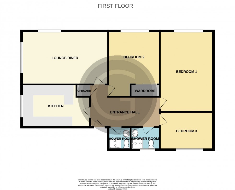 Floorplan for Normandale, Bexhill on Sea, East Sussex