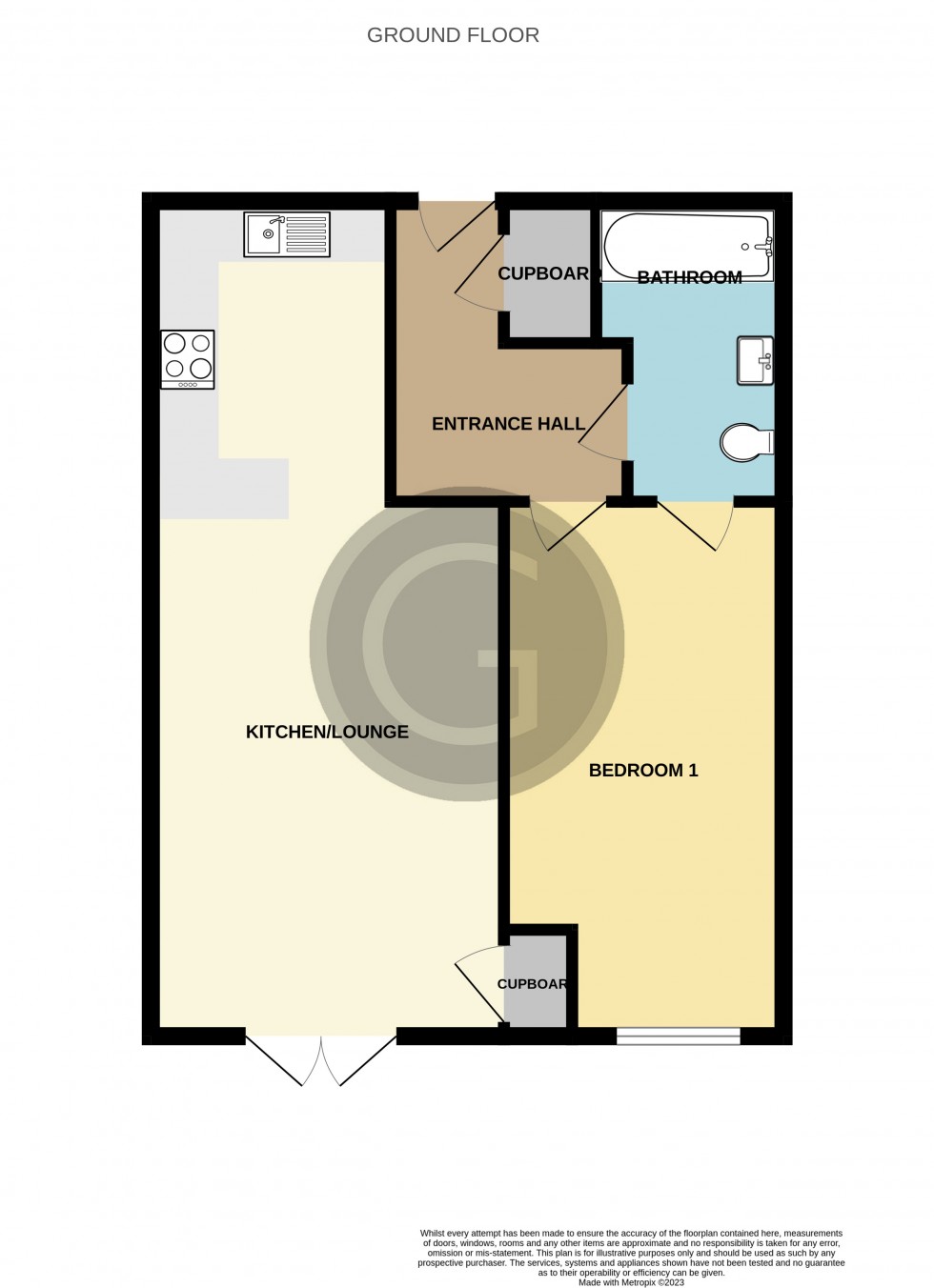Floorplan for Brooklands Road, Bexhill on Sea, East Sussex