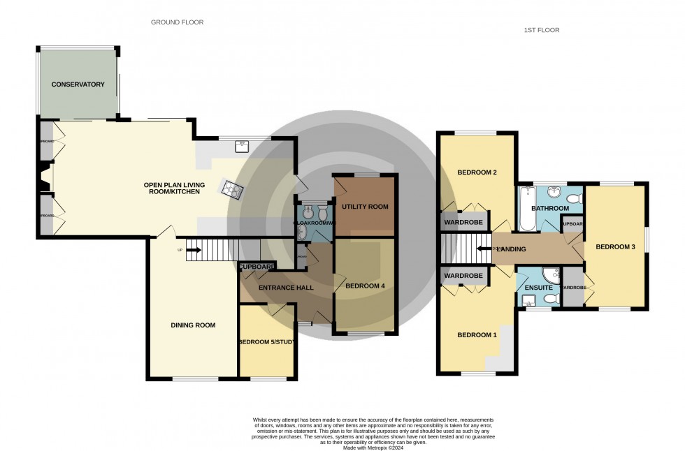 Floorplan for The Ridings, Bexhill on Sea, East Sussex