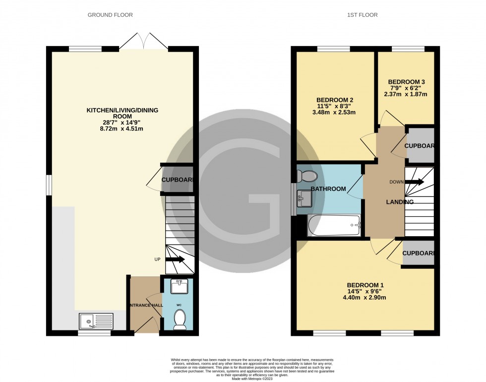 Floorplan for Farriers View, Bexhill on Sea, East Sussex