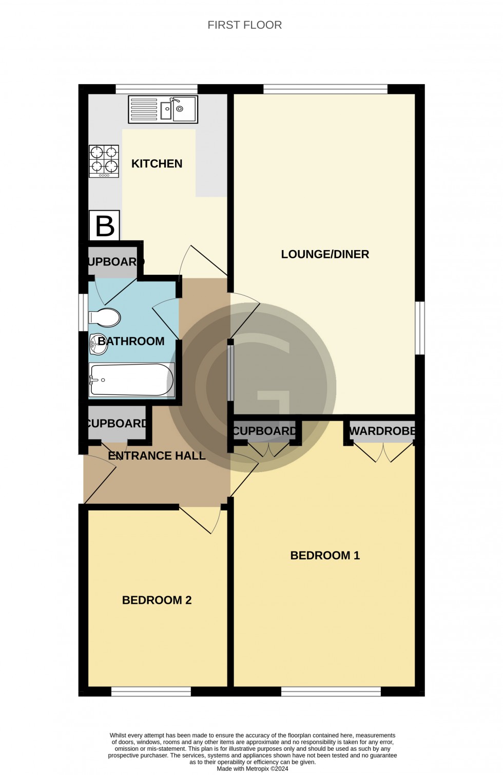 Floorplan for St Marks Close, Bexhill on Sea, East Sussex