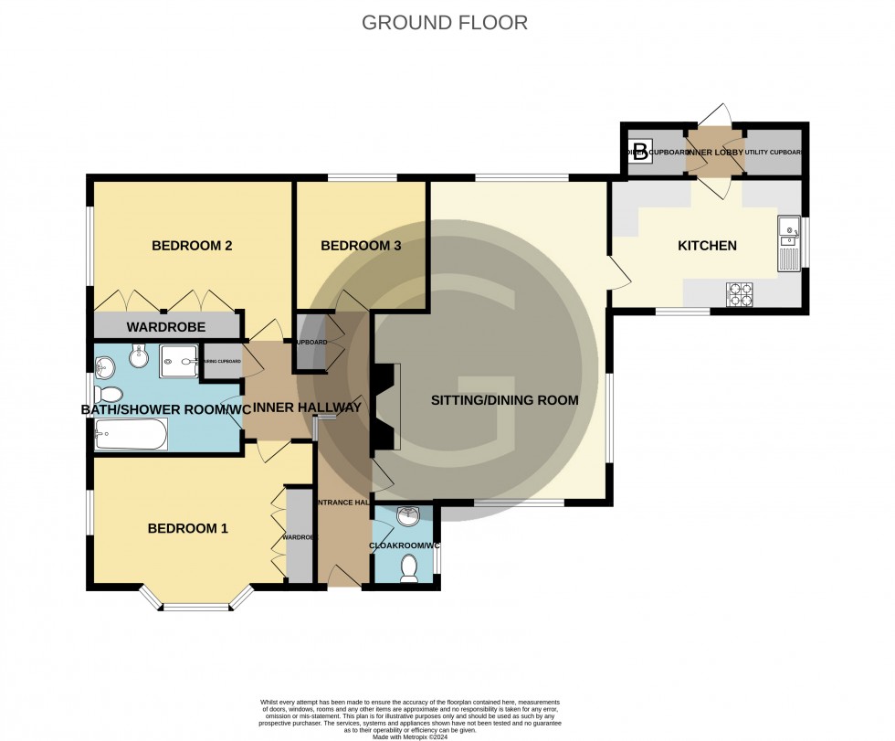 Floorplan for Winston Drive, Bexhill on Sea, East Sussex