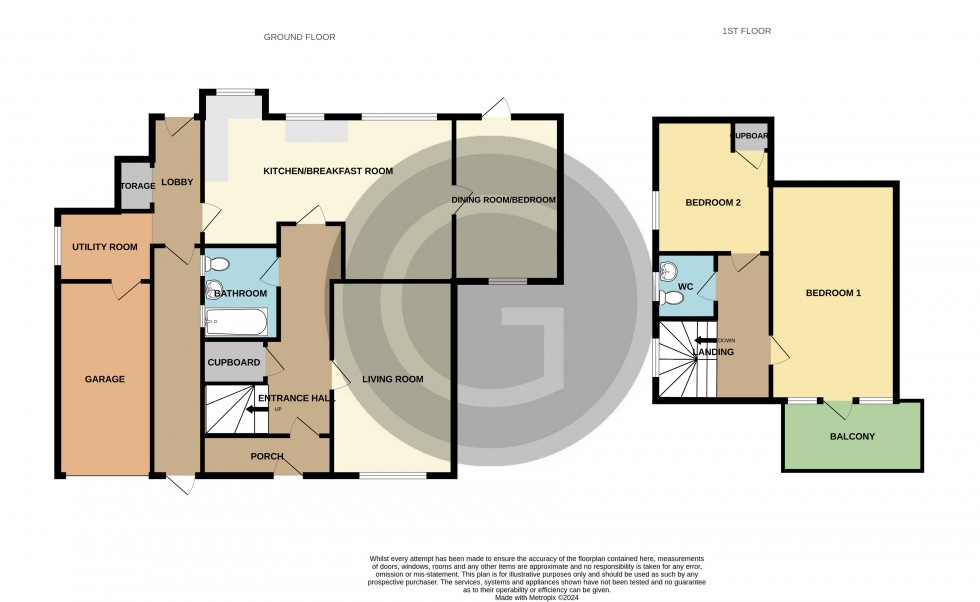 Floorplan for The Fairway, Bexhill on Sea, East Sussex