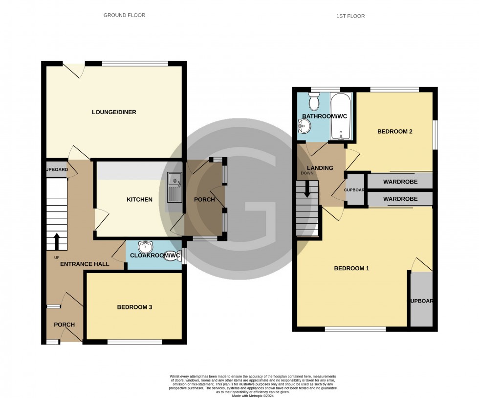 Floorplan for The Glades, Bexhill on Sea, East Sussex
