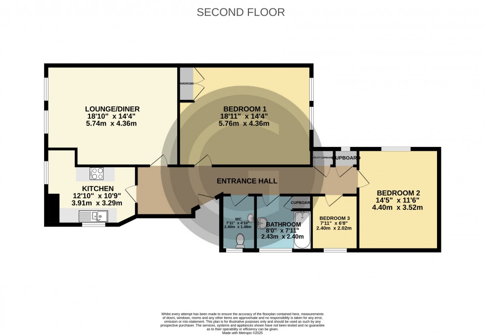 Floorplan for Grosvenor Crescent, St Leonards on Sea, East Sussex