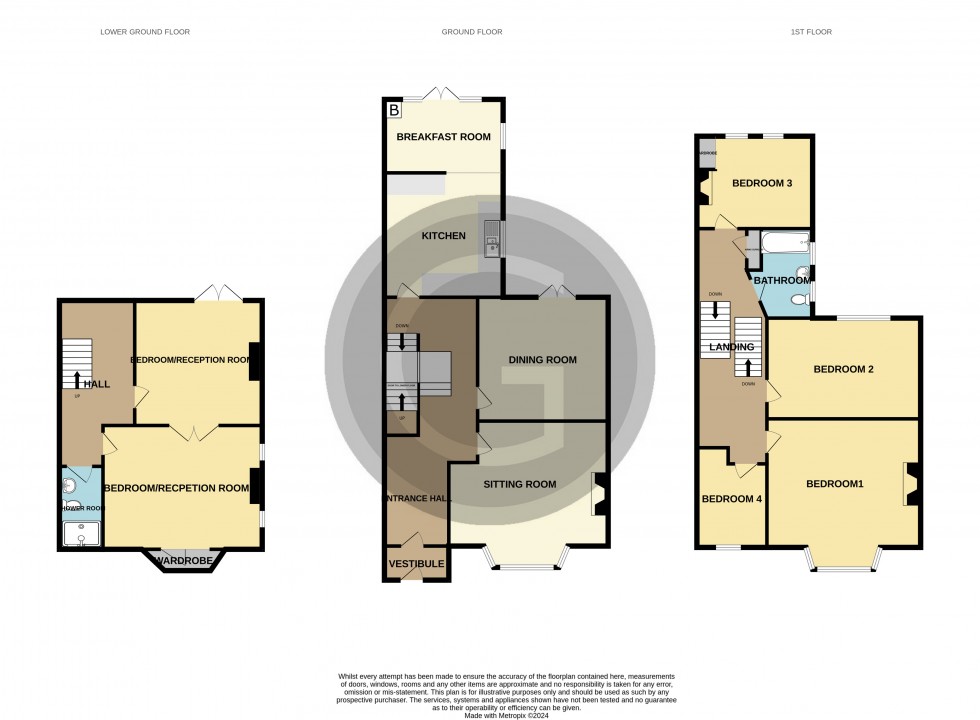 Floorplan for Jameson Road, Bexhill on Sea, East Sussex