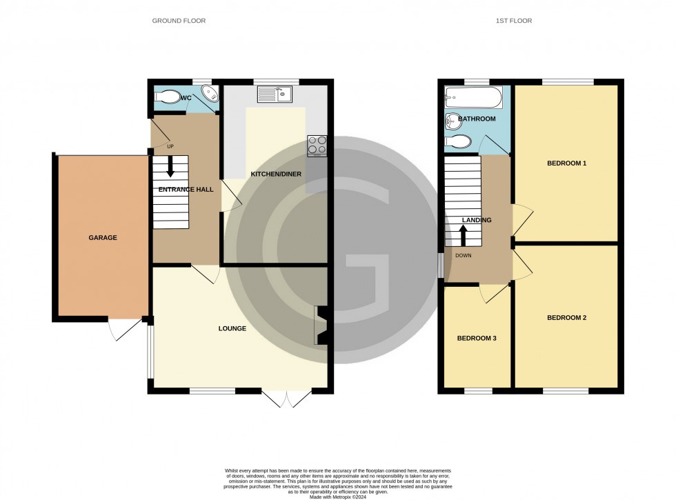 Floorplan for Wentworth Close, Bexhill on Sea, East Sussex