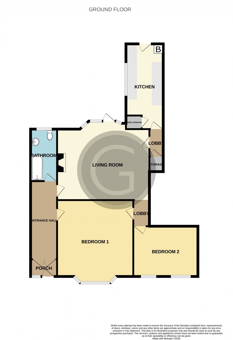 Floorplan for Sutherland Avenue, Bexhill on Sea, East Sussex