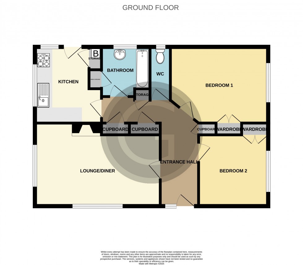 Floorplan for Hanover Close, Bexhill on Sea, East Sussex