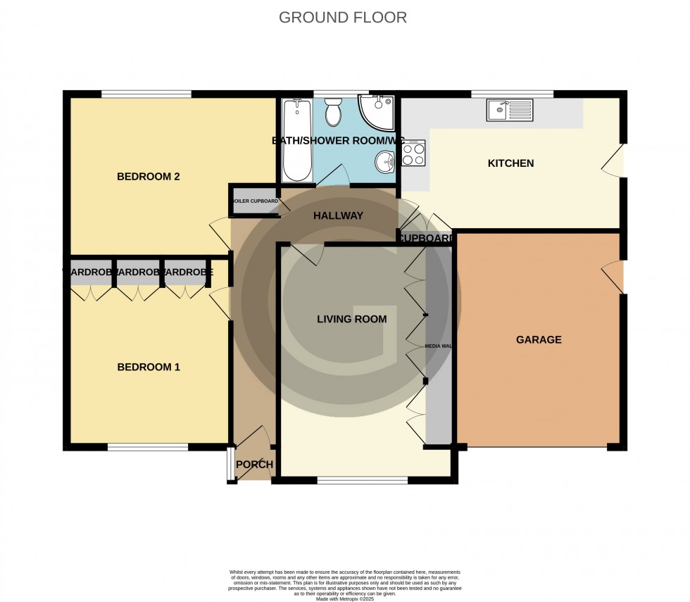 Floorplan for Ninfield, Battle, East Sussex