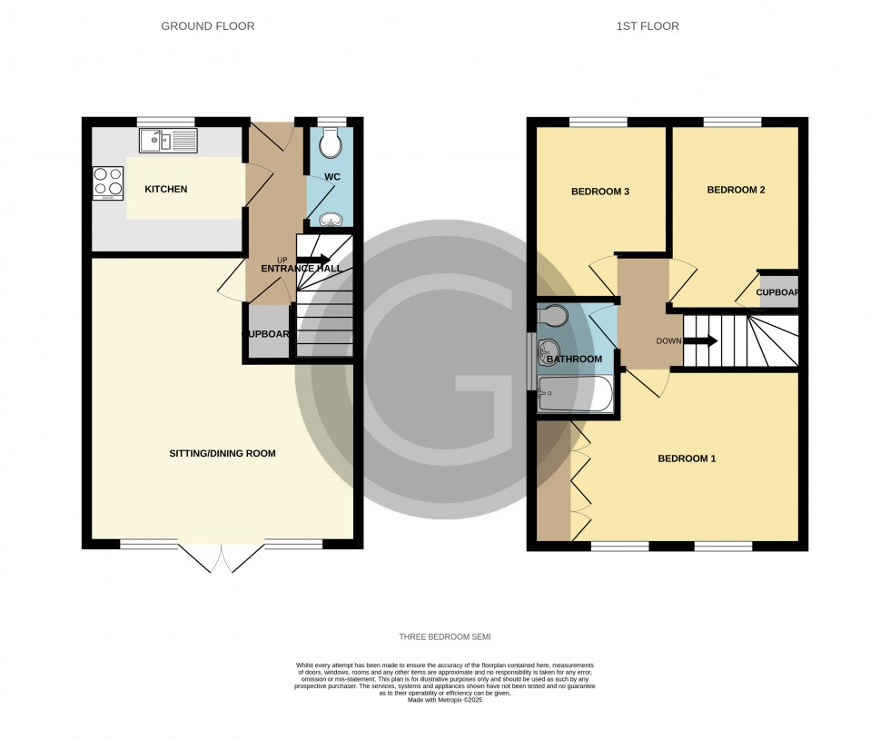 Floorplan for Redwell Avenue, Bexhill on Sea, East Sussex