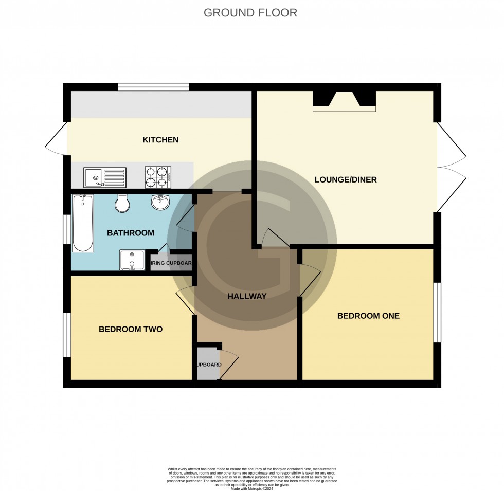 Floorplan for Georgian Close, Bexhill on Sea, East Sussex