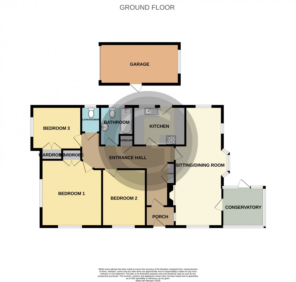 Floorplan for St Peters Crescent, Bexhill on Sea, East Sussex
