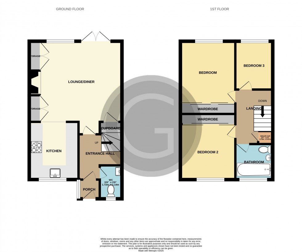 Floorplan for Jarvis Brook Close, Bexhill on Sea, East Sussex