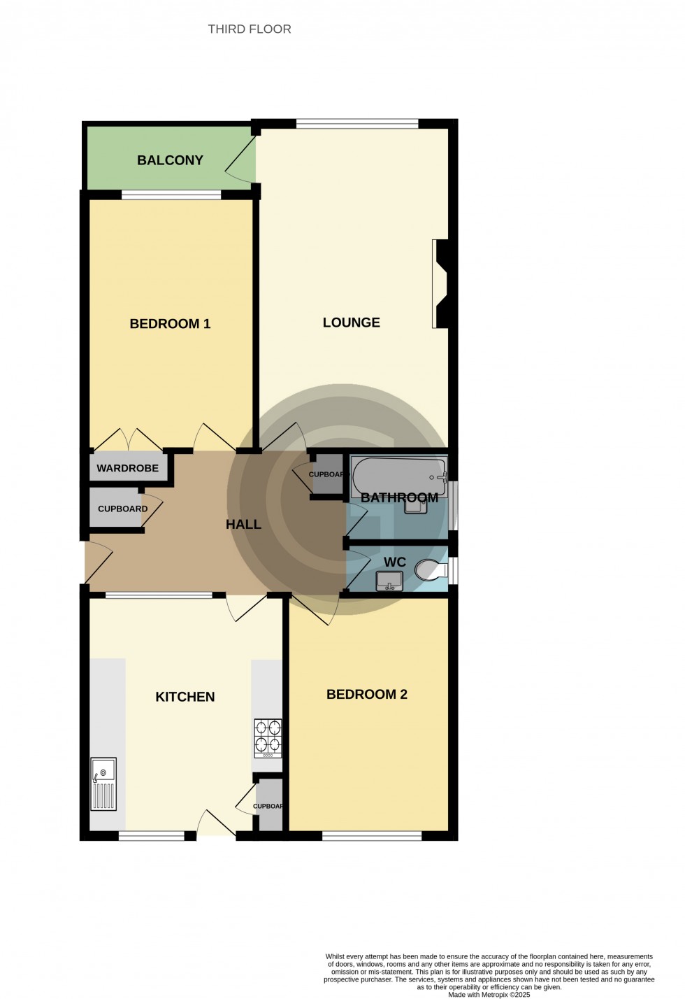 Floorplan for Marina, Bexhill on Sea, East Sussex