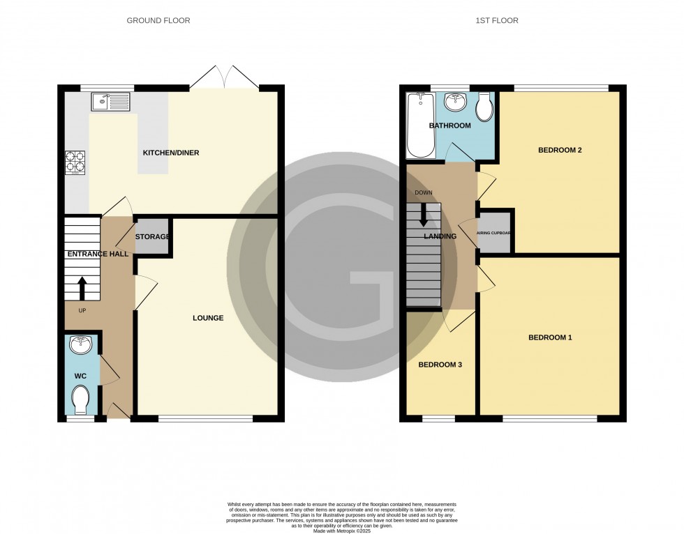 Floorplan for Wannock Close, Bexhill on Sea, East Sussex
