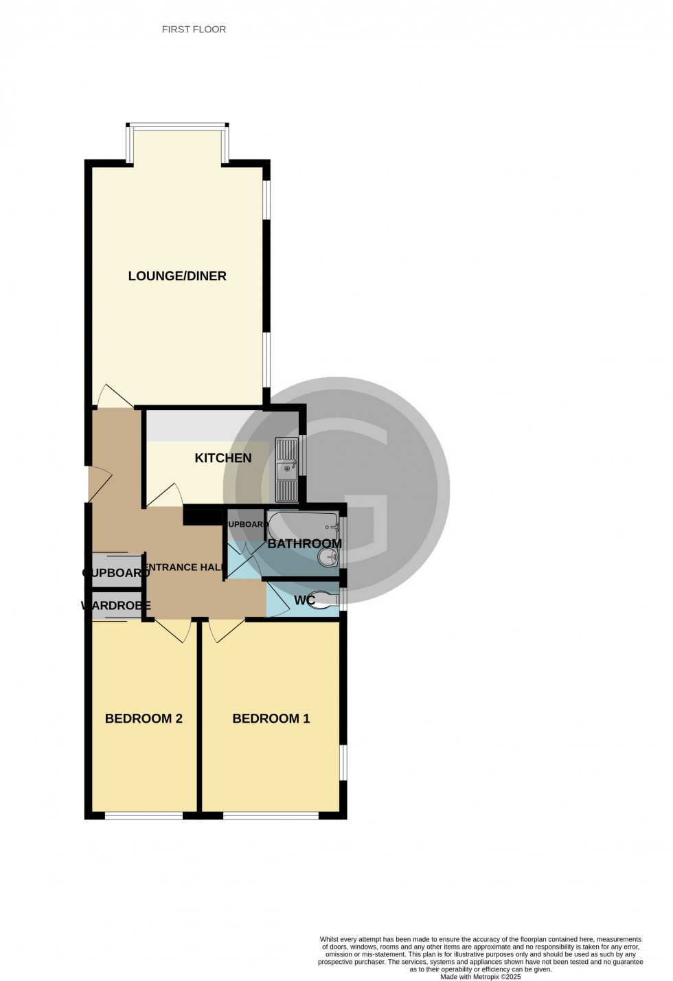 Floorplan for Upper Sea Road, Bexhill on Sea, East Sussex