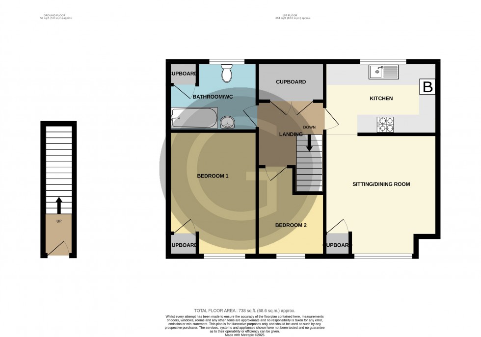 Floorplan for Bancroft Road, Bexhill on Sea, East Sussex