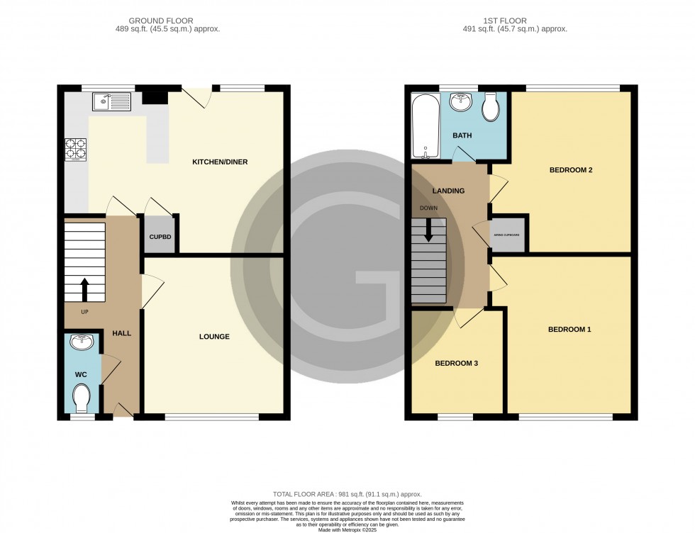 Floorplan for Wannock Close, Bexhill on Sea, East Sussex