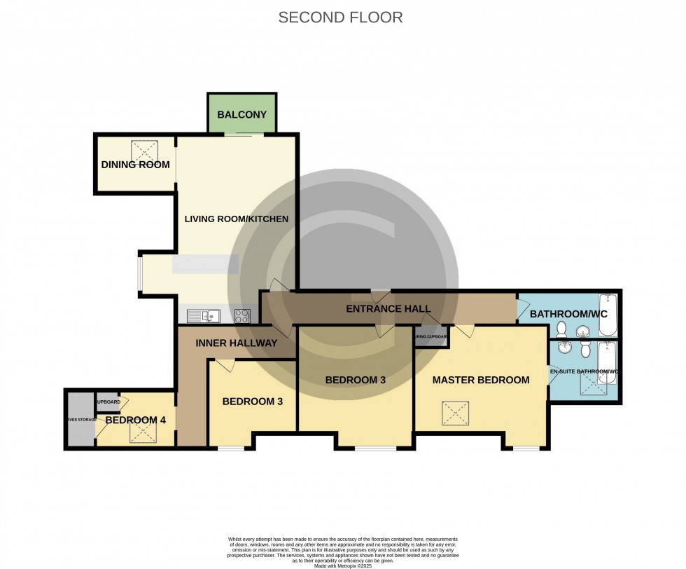 Floorplan for De la Warr Road, Bexhill-on-Sea, East Sussex