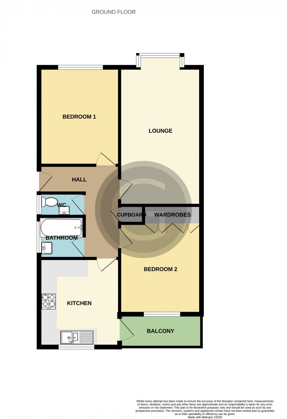 Floorplan for Pinewoods, Bexhill on Sea, East Sussex