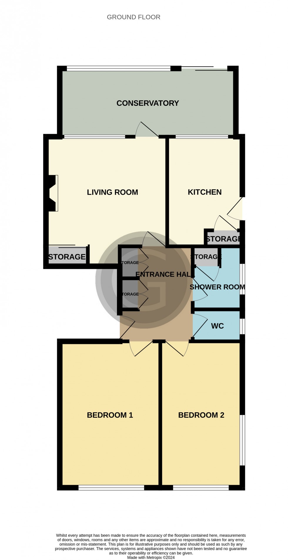 Floorplan for Collington Avenue, Bexhill on Sea, East Sussex