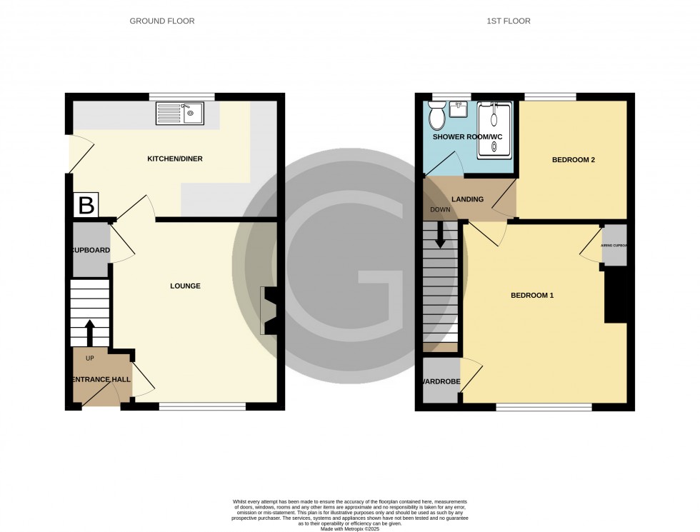 Floorplan for Crowmere Terrace, Bexhill on Sea, East Sussex