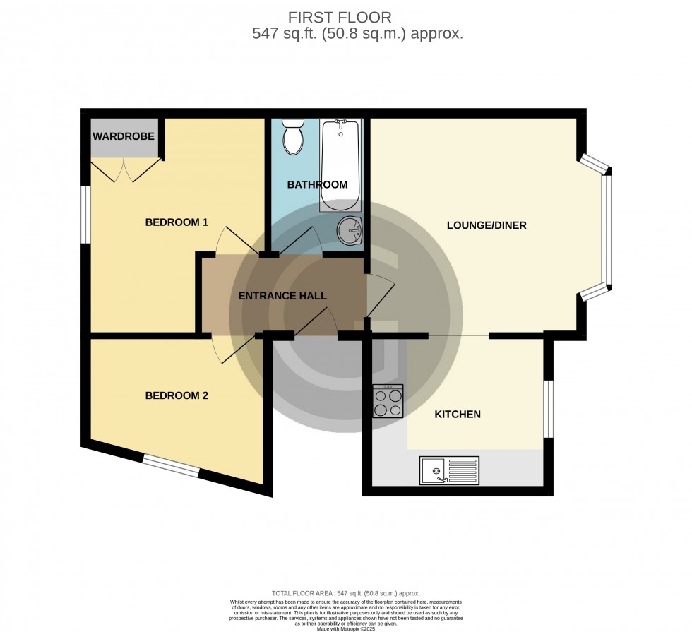 Floorplan for Amherst Road, Bexhill on Sea, East Sussex