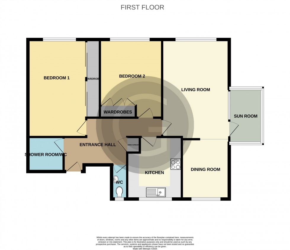 Floorplan for Birkdale, Bexhill on Sea, East Sussex