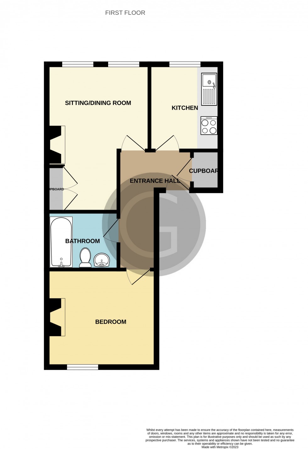Floorplan for Cambridge Road, Hastings, East Sussex