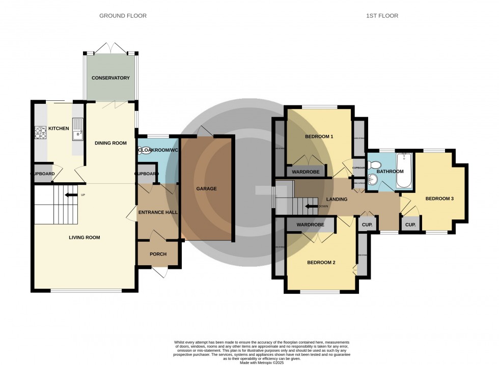 Floorplan for The Ridings, Bexhill on Sea, East Sussex