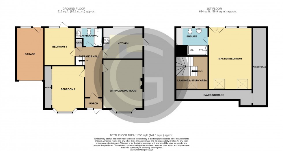 Floorplan for Cherry Tree Gardens, Bexhill on Sea, East Sussex