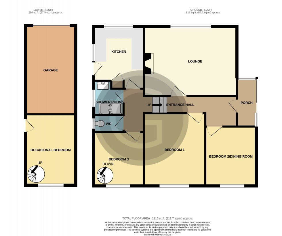 Floorplan for Long Avenue, Bexhill on Sea, East Sussex