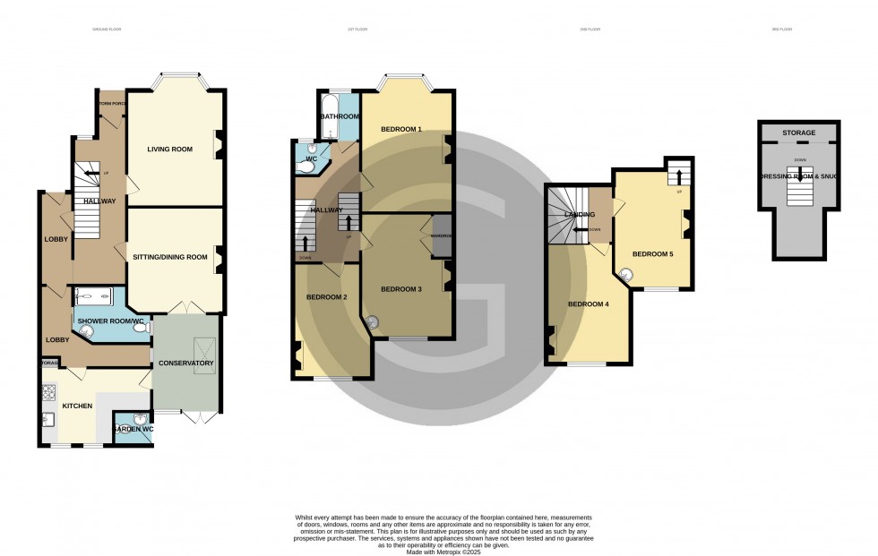 Floorplan for Linden Road, Bexhill on Sea, East Sussex