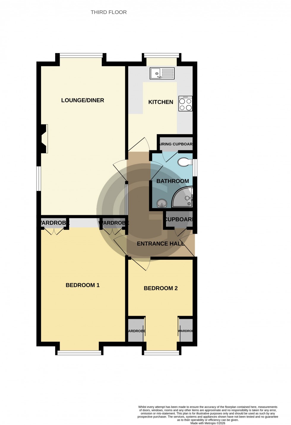 Floorplan for St Marks Close, Bexhill on Sea, East Sussex