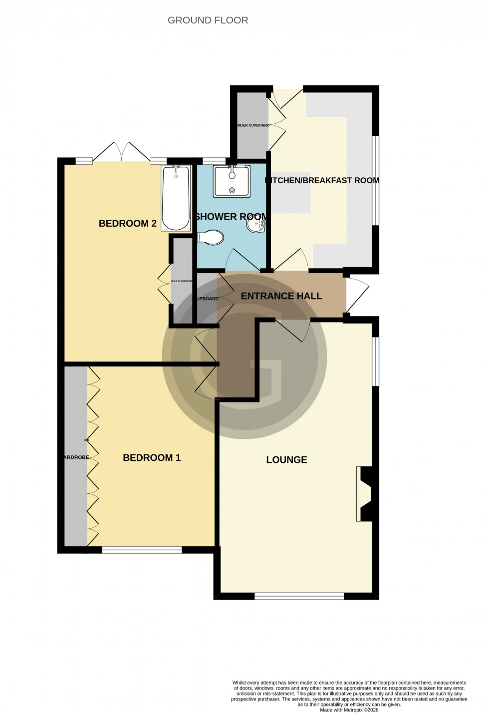Floorplan for Cowdray Close, Bexhill on Sea, East Sussex