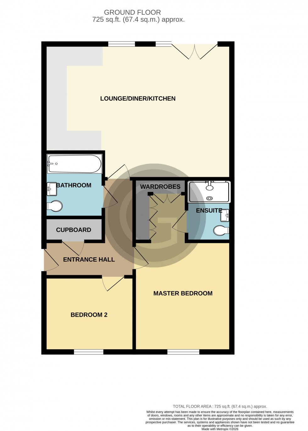 Floorplan for Brooklands Road, Bexhill on Sea, East Sussex