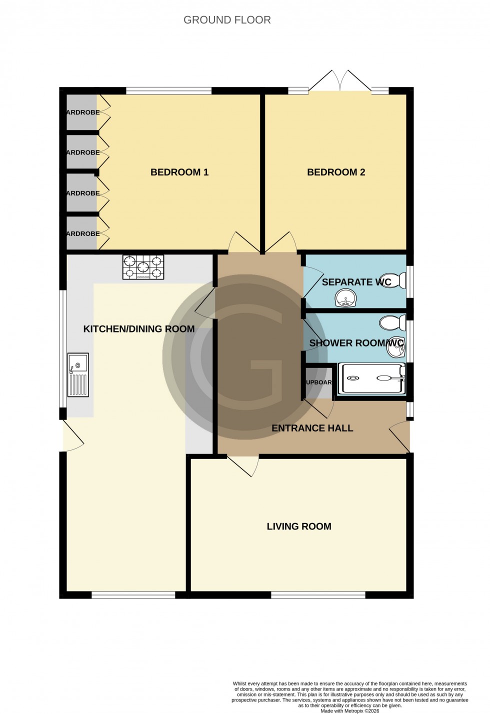 Floorplan for The Fairway, Bexhill on Sea, East Sussex
