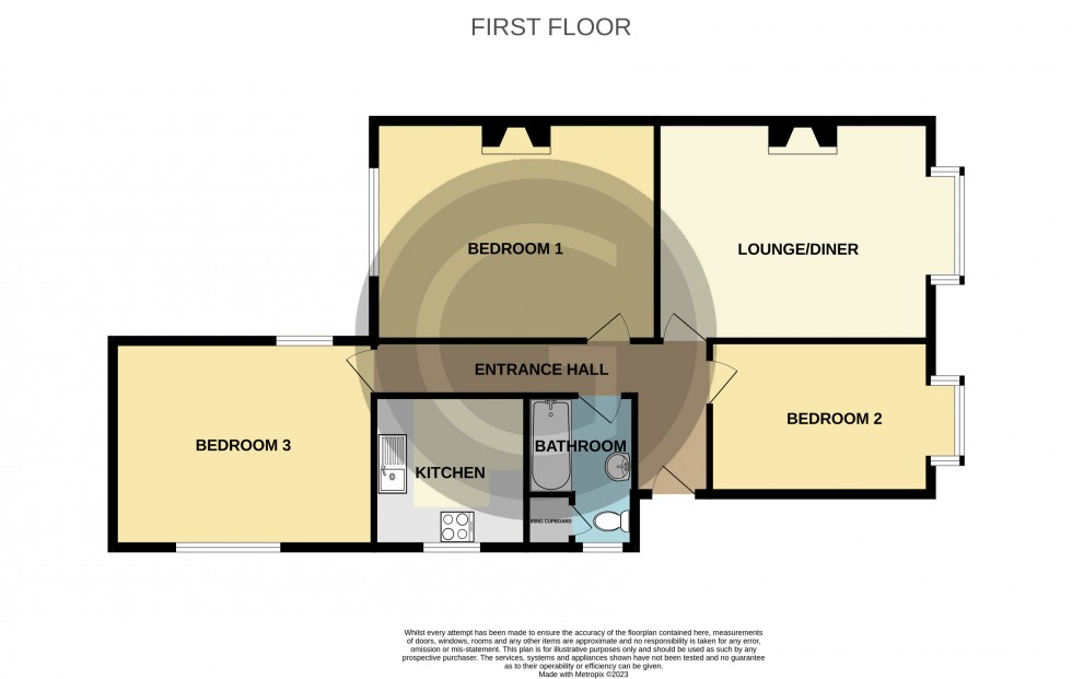 Floorplan for Amherst Road, Bexhill on Sea, East Sussex