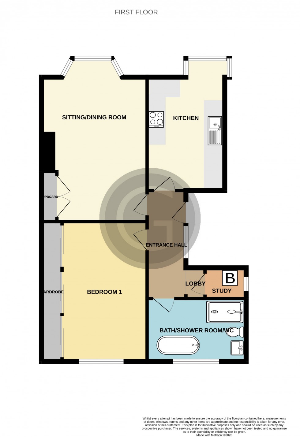 Floorplan for Wickham Avenue, Bexhill on Sea, East Sussex