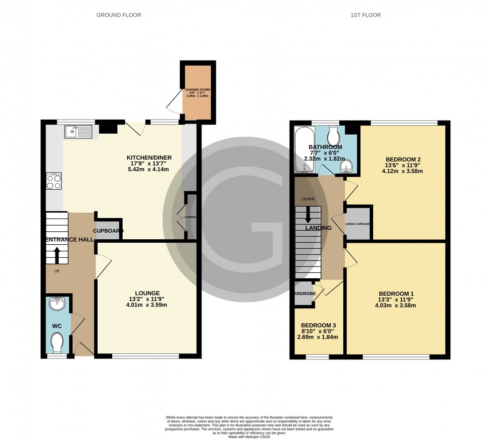 Floorplan for Wannock Close, Bexhill on Sea, East Sussex