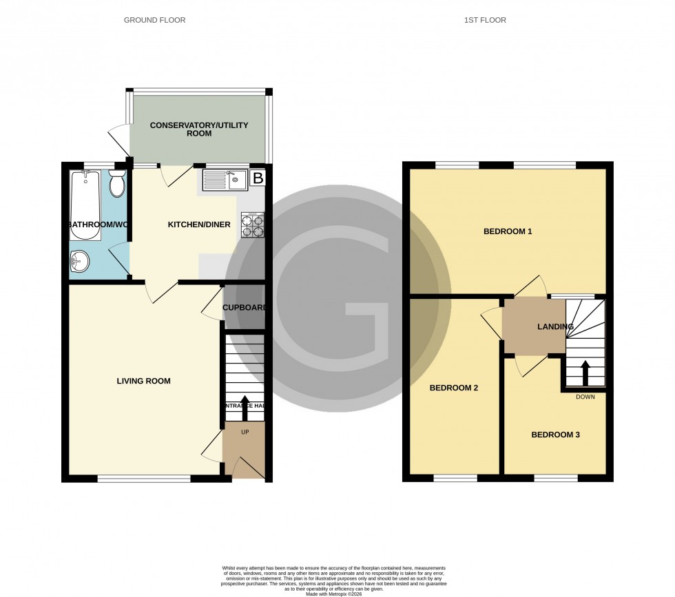 Floorplan for Beaufort Crescent, St Leonards on Sea, East Sussex