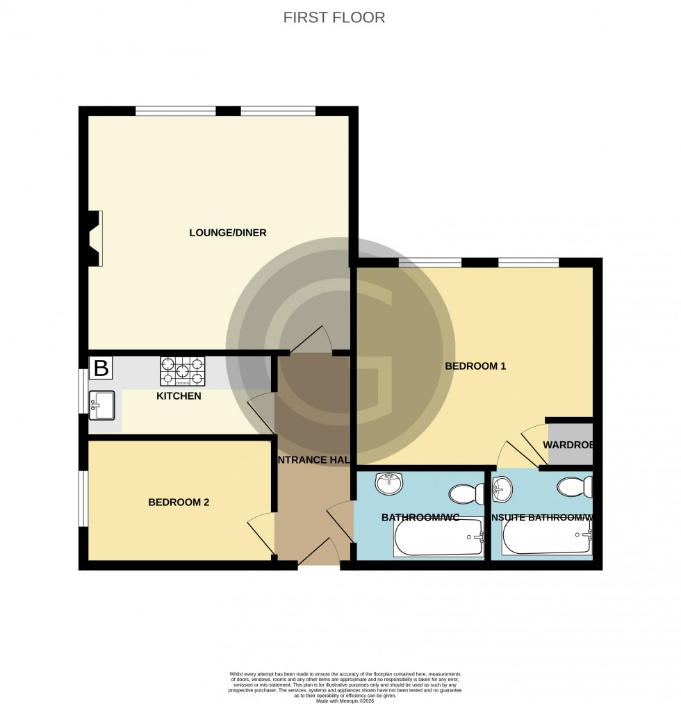 Floorplan for Upper Sea Road, Bexhill on Sea, East Sussex