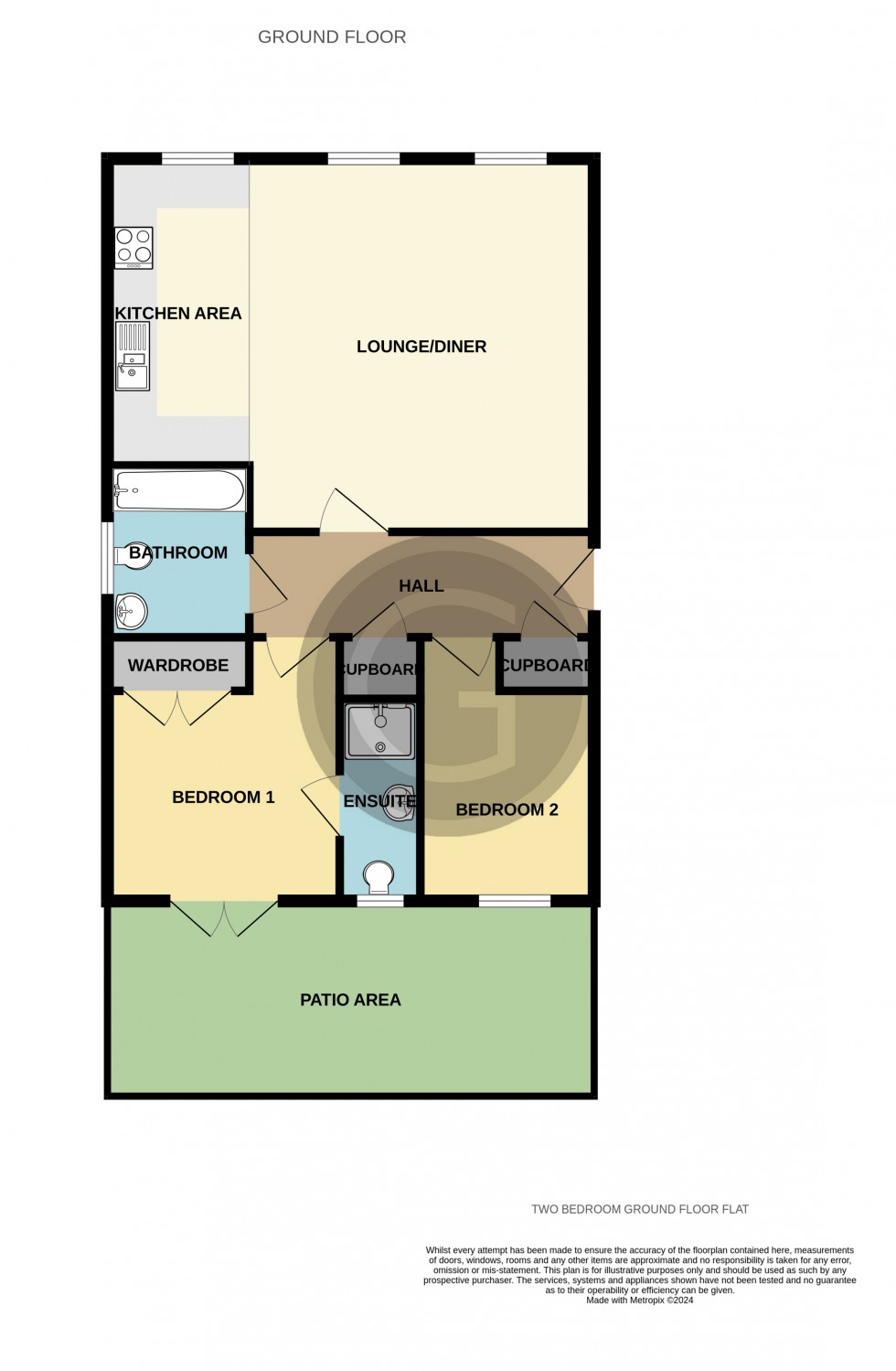Floorplan for Collington Avenue, Bexhill on Sea, East Sussex